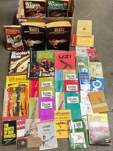 Box Of Assorted Gun Catalogs, Fire...