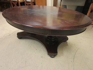 lot 112 image: SOLID WOOD COFFEE TABLE