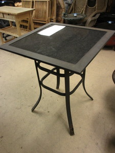 lot 130 image: CAFE-STYLE PATIO TABLE
