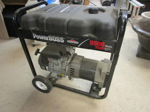 lot 135 image: BRIGGS & STRATTON POWERBOSS GENERATOR