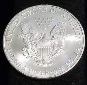 2007 AMERICAN SILVER EAGLE 1 TROY OZ. .999 FINE SILVER DOLLAR