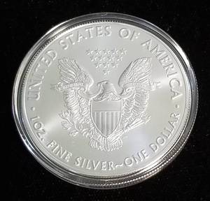 2020 AMERICAN SILVER EAGLE 1 TROY OZ. .999 FINE SILVER IN AIRTITE