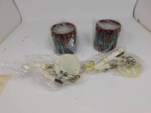 lot 10 image: NIB Backbar Regimental Drum Lamp