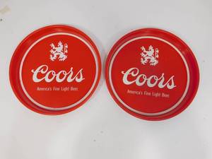 lot 12 image: 2 Coors Beer Trays