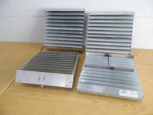Lot of 4 Metal Louvers