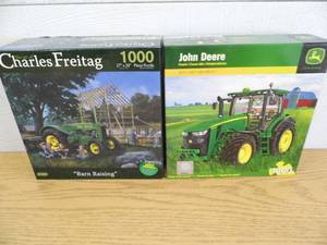 Lot of 2 John Deere Puzzles