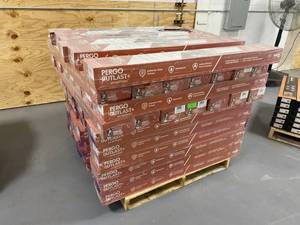 lot 1 image: 50 Cases Of Pergo Outlast Flooring Auburn Oak