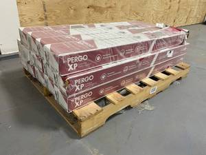 lot 4 image: 14 Cases Of Pergo XP Highland Hickory Flooring