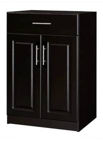 lot 67 image: HAMPTON BAY Lot of 4 Base Cabinets, and 2 Wall Cabinets - Wood Closet System in Espresso Color