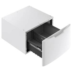 lot 17 image: GE 16in Laundry Pedestal With Storage