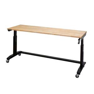 lot 20 image: Husky 72in Adjustable Workbench