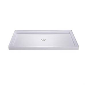 lot 24 image: DREAMLINE SlimLine 32 x60 Single Threshold Shower Base in White