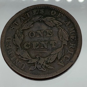 1838 One Cent Coin