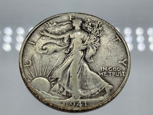 1941 Walking Liberty Half Dollar Coin