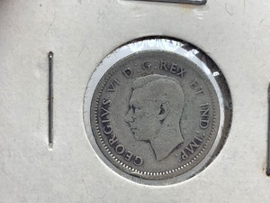 Three Candadian Dimes 1938, 1940 and 1942