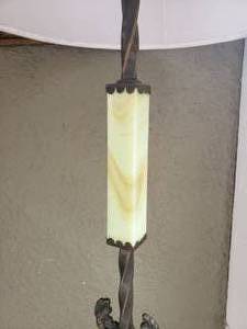 lot 14 image: Antique Metal Floor Lamp