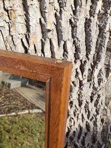 lot 73 image: Wood Framed Mirror