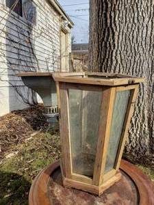 lot 74 image: Rustic Outdoor Lantern