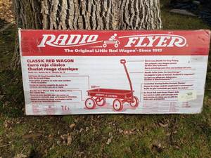 lot 44 image: New In-Box Radio Flyer Red Wagon