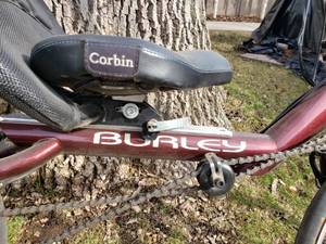 lot 50 image: Burley Django Recumbant Bike