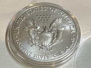 lot 19 image: 2020 1 oz. silver American Eagle...