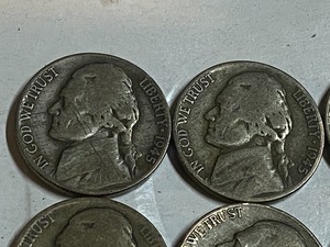 lot 20 image: (12) assorted date silver war nicke...