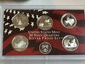 lot 32 image: 2004 11 piece 90% silver proof set...