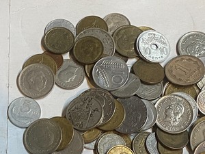lot 47 image: (2)  envelopes of mixed world coins...
