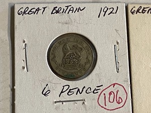 lot 106 image: Great Britain (3) silver 6 pence 1...