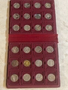 lot 147 image: 1 album with 24 various commemorati...