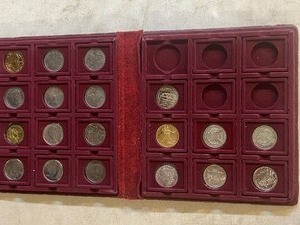 lot 148 image: 1 album with 12 various commemorati...