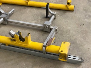 lot 22 image: Green Touch Commercial Trailer-Mount Grass Trimmer Rack