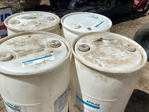 lot 12 image: (4) Used 55-Gallon Barrels