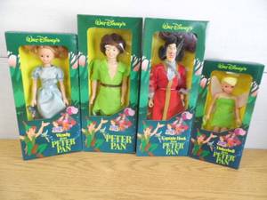 Lot of 4 Peter Pan FIgures