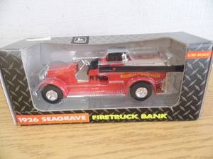 John Deere 1926 Firetruck Bank