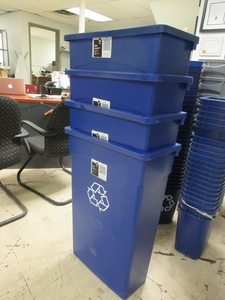 BRAND NEW TOUGH GUY SLIM STYLE RECYCLE BINS