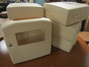 LOCKING STERICYCLE SHARPS ENCLOSURE CABINETS FOR 3 GALLON SHARPS CONTAINERS