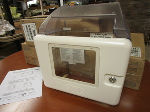 B&D SMALL, LOCKING, SHARPS COLLECTOR, WALL MOUNT CABINETS - NEW