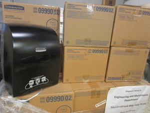 KIMBERLY CLARK HANDS FREE, HARD ROLL TOWEL DISPENSERS - NEW