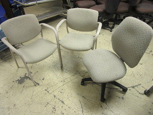 HON CO. ADJUSTABLE OFFICE CHAIR, RECEPTION CHAIRS
