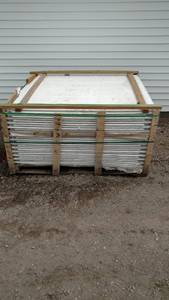 27 White fence panels 69x69 New in package
