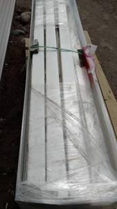 4x4x8 white vinyl post kit New qty of 28