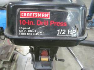 lot 120 image: craftsman drill press