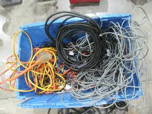 lot 133 image: extension cords, cables