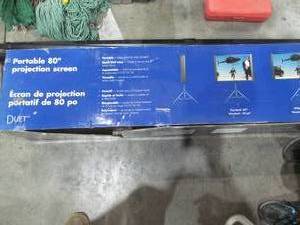 lot 190 image: Portable DVET projector screen