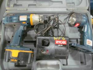 lot 207 image: Ryobi tools