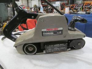 lot 215 image: porter cable disc belt sander