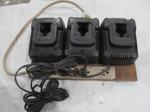 lot 426 image: Dewalt battery chargers