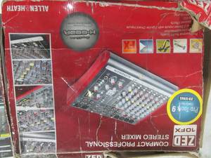 lot 340 image: compact stereo professional mixer