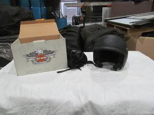 lot 379 image: Genuine Harley Davidson helmet